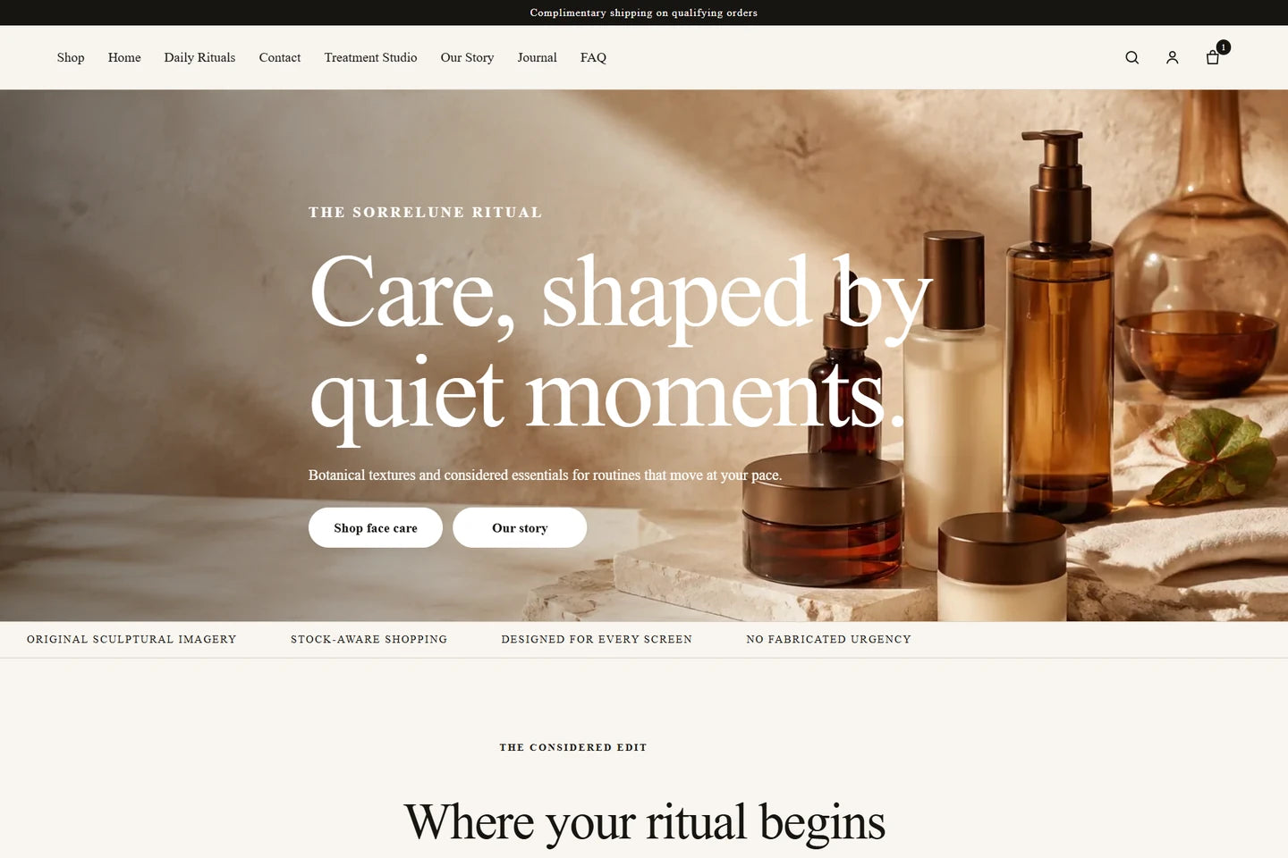 Sorrelune Shopify theme preview